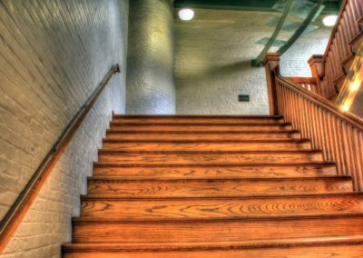 Hardwood-staircase